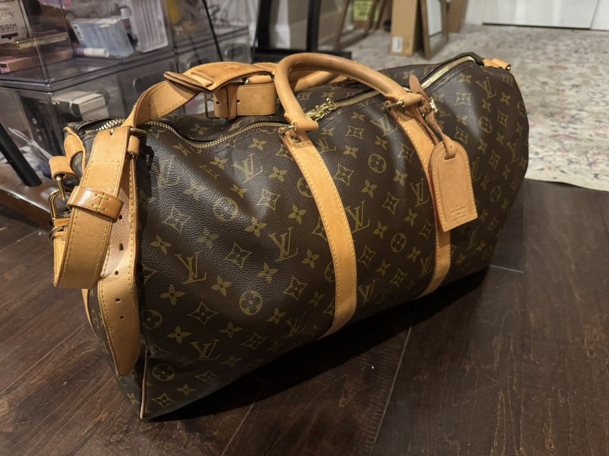 Louis Vuitton Louis Vuitton Keepall 50 Bandouliere Duffle Brown Size ONE SIZE - 2 Thumbnail