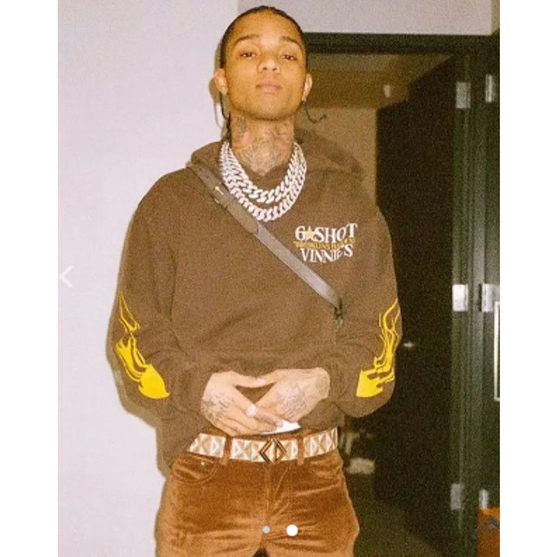 6SHOT Six Shot 6Shot Vinnie's Flame Sleeve Hoodie Small Swae Lee Size US S / EU 44-46 / 1 - 10 Thumbnail