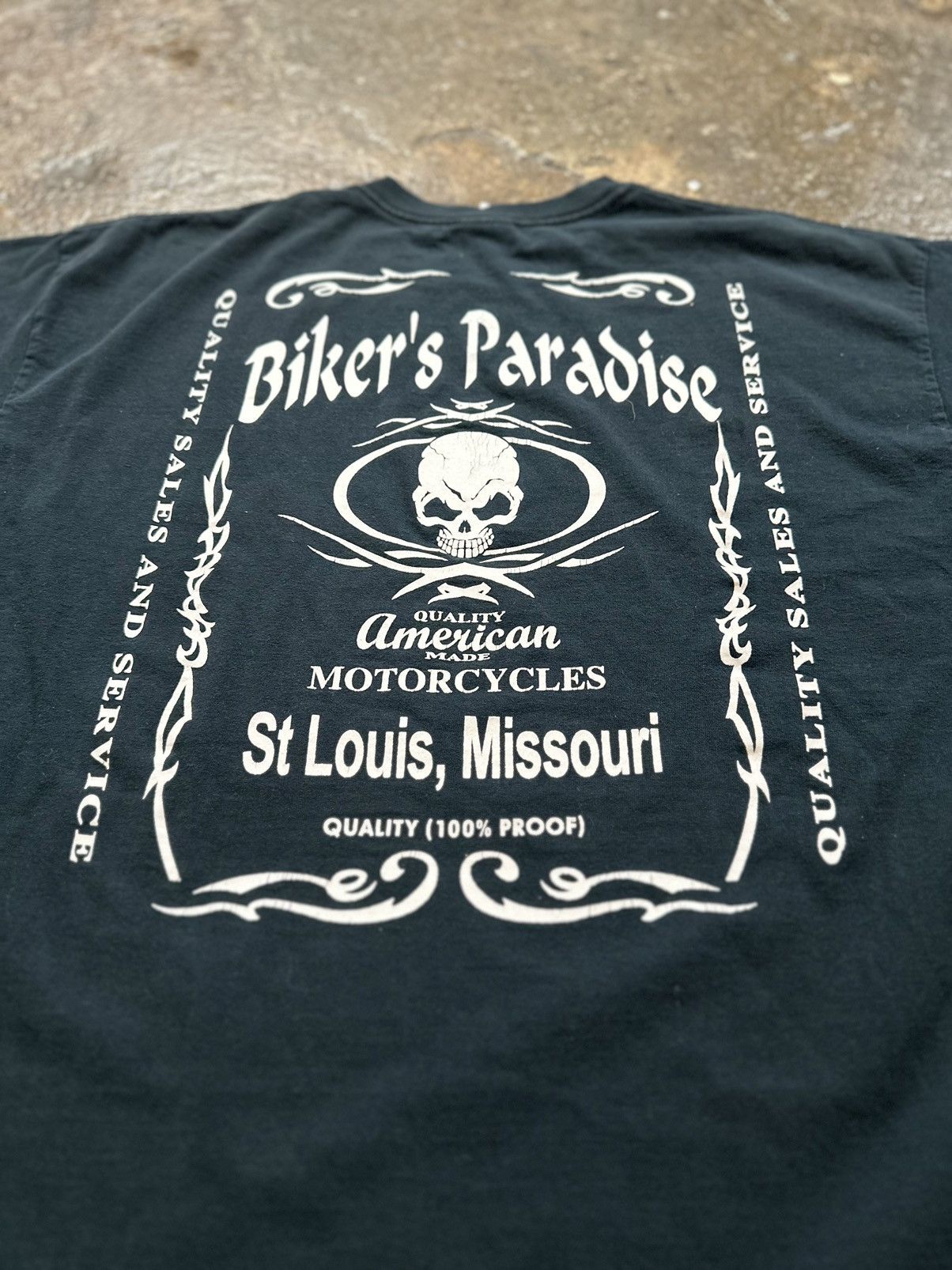 Vintage VINTAGE AMERICAN BIKER SHIRT XL BLK Y2K WEST COAST CHOPPERS Size US XL / EU 56 / 4 - 9 Thumbnail