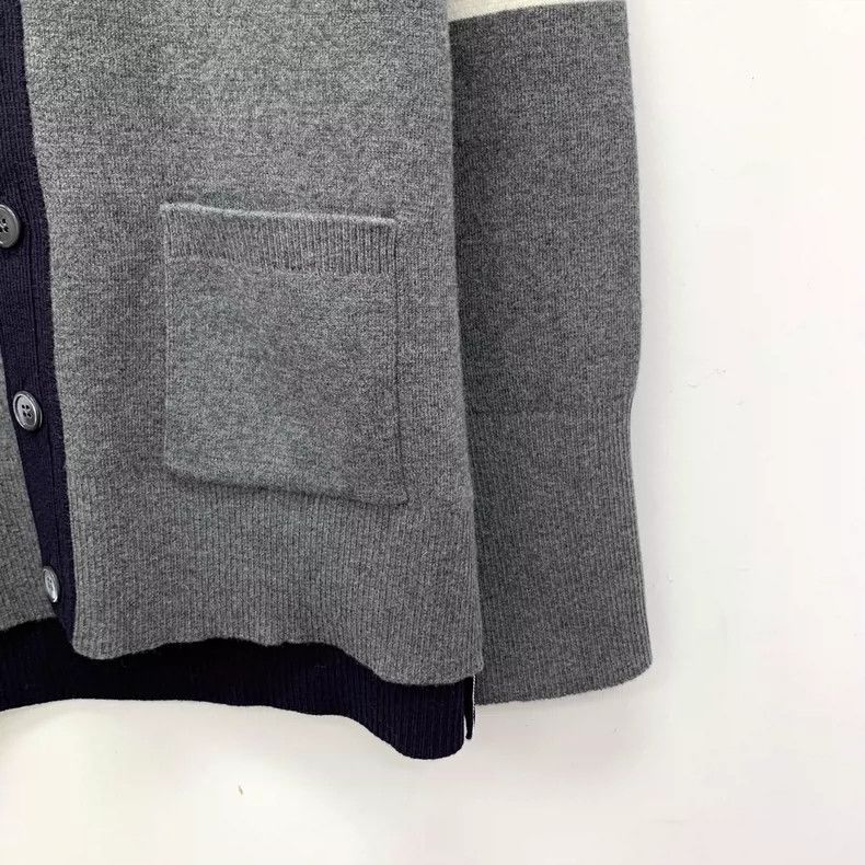 Thom Browne Thom Browne size2 Single panel long sleeve knit cardigan Size US M / EU 48-50 / 2 - 4 Thumbnail