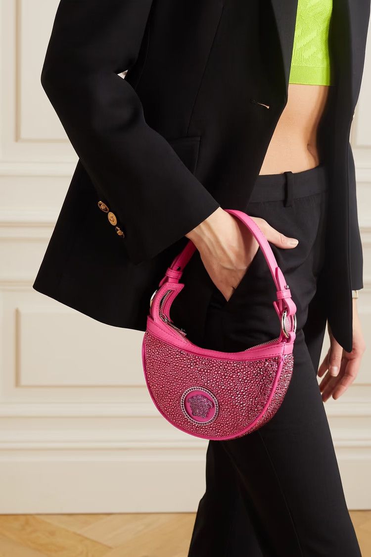 Versace o1y0226 Size : OS / Logo Handbag in Fuchsia Size ONE SIZE - 5 Thumbnail