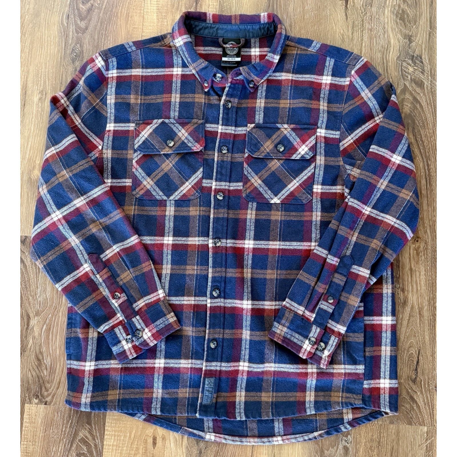 Other Colorado Clothing Men's XL Plaid Flannel Shacket LS Button Size US XL / EU 56 / 4 - 1 Thumbnail