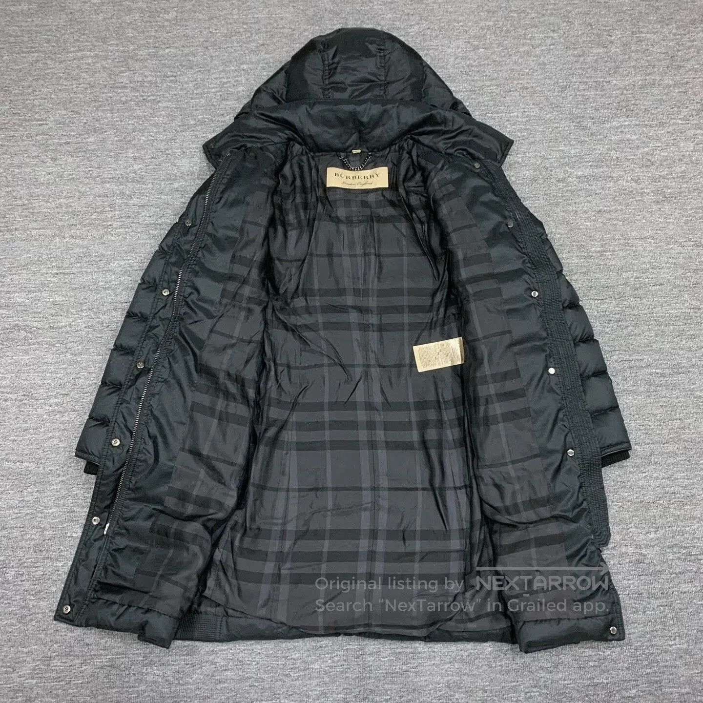Burberry Burberry Black Long Down Jacket with Belt. Size M / US 6-8 / IT 42-44 - 6 Thumbnail