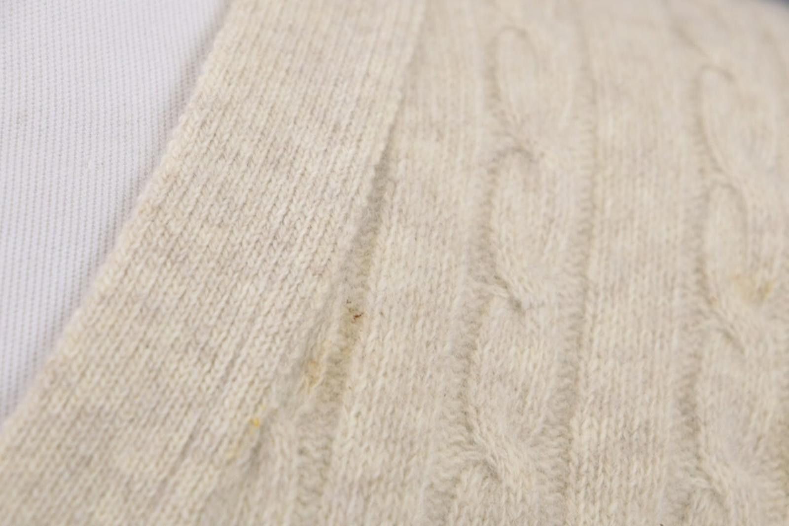 Morgano Morgano Beige Wool Angora Cashmere Gillet Jacket Size 48 Size US M / EU 48-50 / 2 - 3 Thumbnail