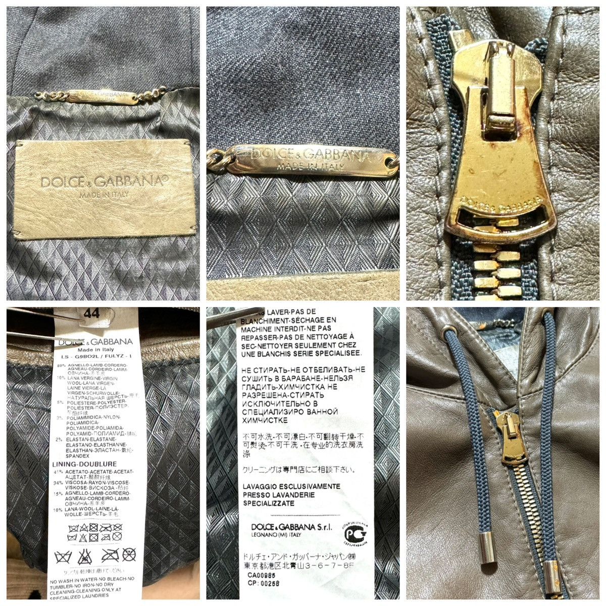 Dolce & Gabbana recent model Dolce & Gabbana hooded ZIP UP leather jacket Size US S / EU 44-46 / 1 - 2 Thumbnail