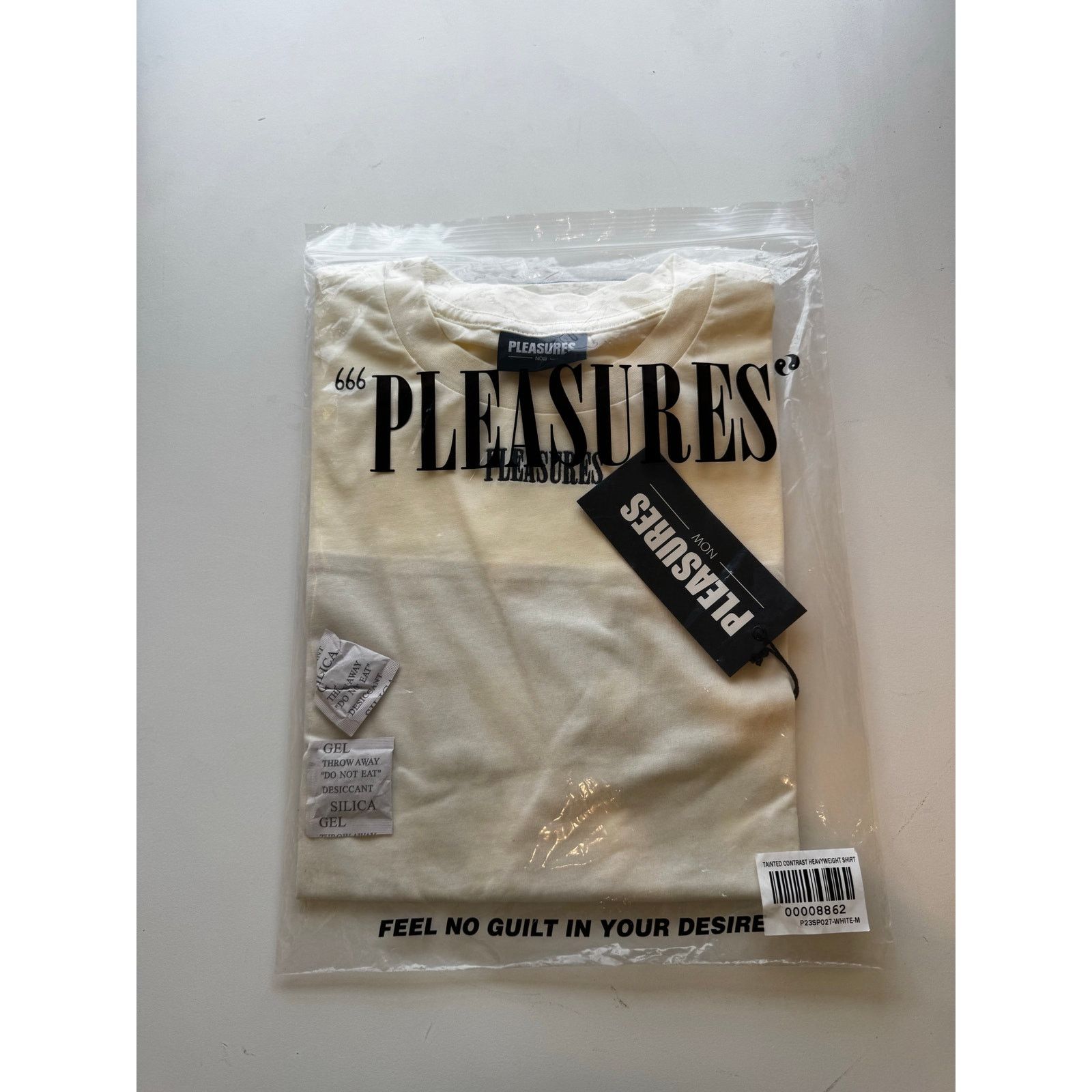 Pleasures Pleasures Tee Tainted Contrast Cut n sew MEDIUM BNIB Size US M / EU 48-50 / 2 - 3 Thumbnail