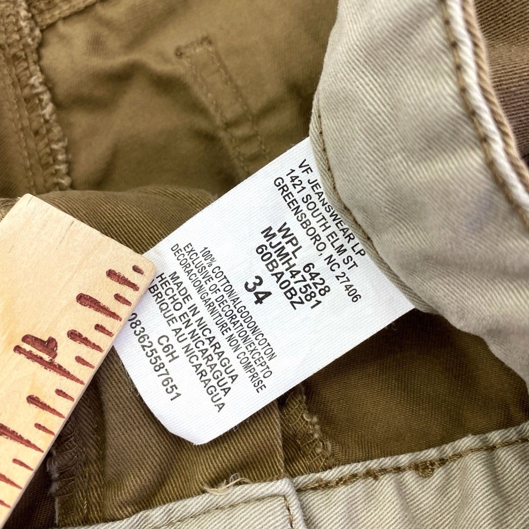 Wrangler VINTAGE Wrangler Cargo Shorts Mens 34 Brown Heavy Cotton Pockets Workwear Outdoor 90s Size US 36 / EU 52 - 3 Thumbnail