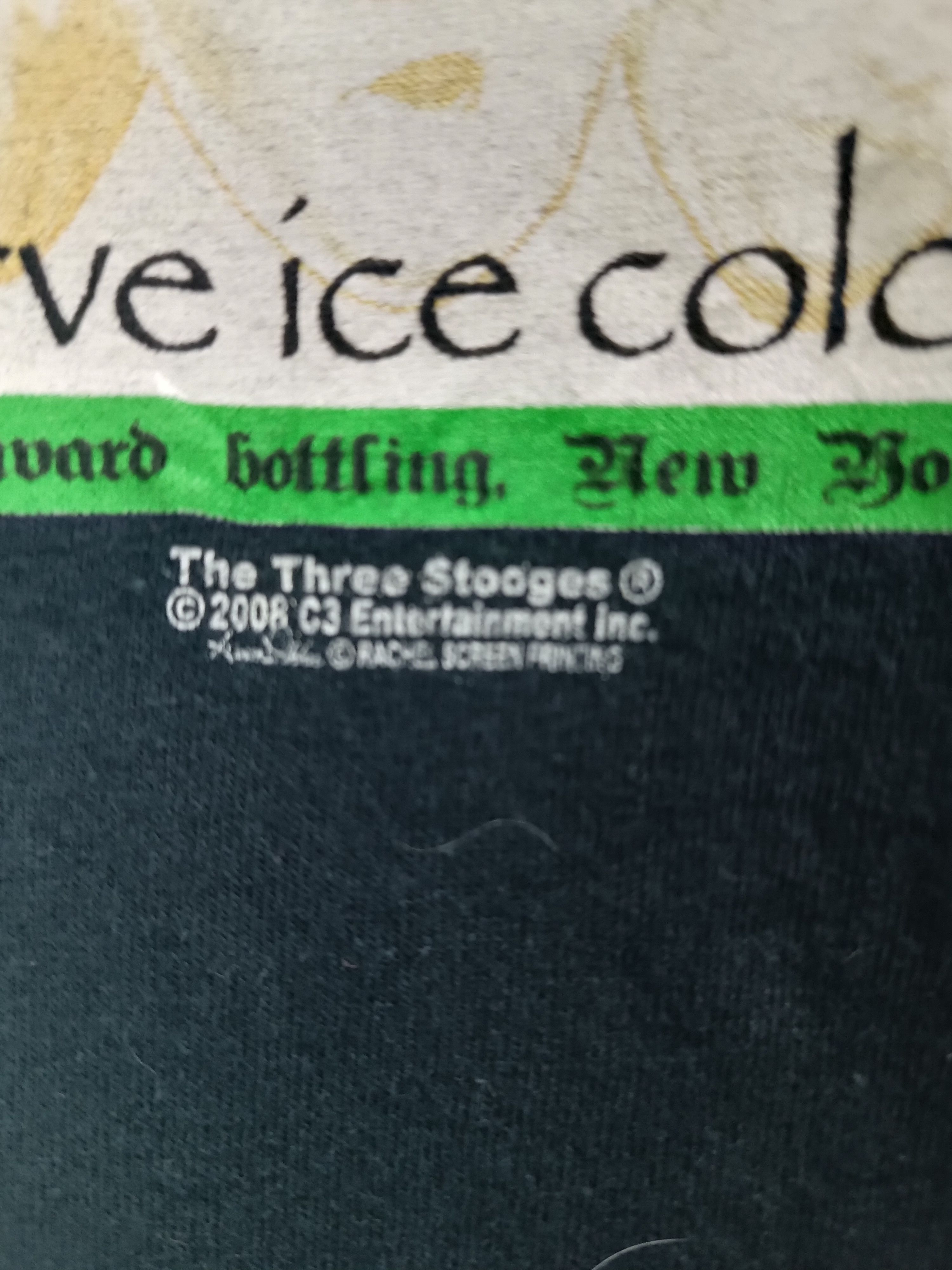 Vintage VINTAGE '08 THE THREE STOOGES CURLY MEISTER COMEDY FUNNY Size US XXL / EU 58 / 5 - 10 Thumbnail