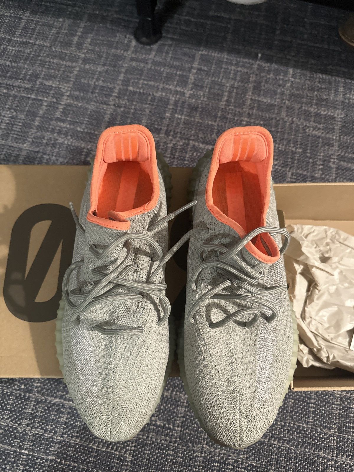 Adidas × Yeezy Yeezy Boost 350 V2 Sage Size US 12 / EU 45 - 2 Thumbnail