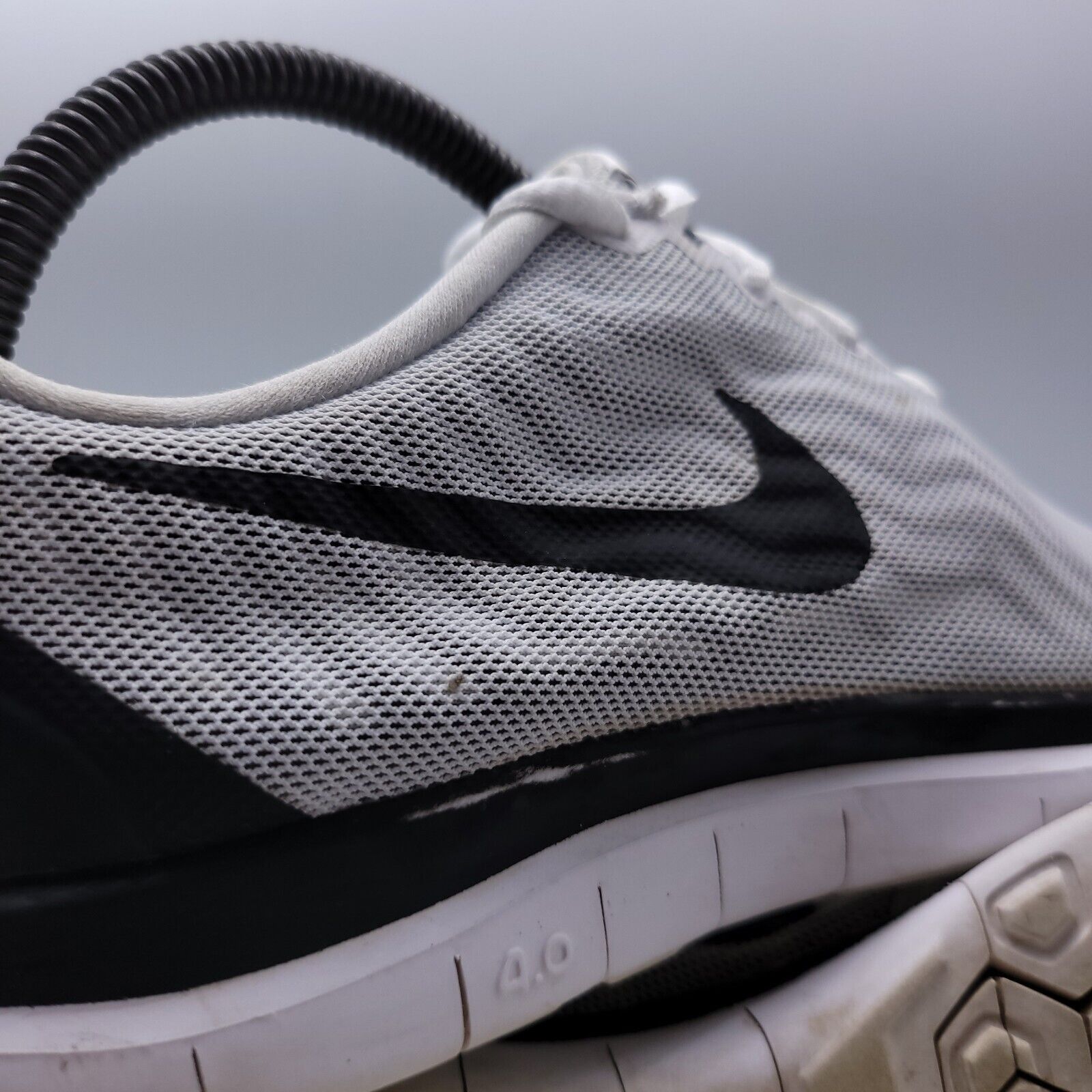 Nike Nike Free 4.0 Shoe Womens Size 8.5 718412-100 White Black Size US 8.5 / IT 38.5 - 8 Thumbnail