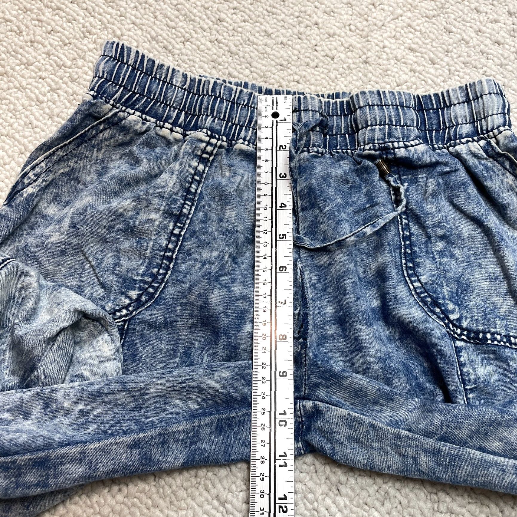 Vintage VINTAGE SpaceGirl Space Girl Jegging Pants Juniors L Blue Stretch Taper Cotton Acid Wash 28x27 Women Size 28" / US 6 / IT 42 - 4 Thumbnail