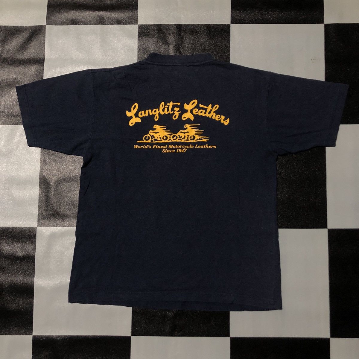 Indian Motorcycle × Vintage Combo 2pcs Langlitz Leather Tee Shirt Size US S / EU 44-46 / 1 - 9 Thumbnail