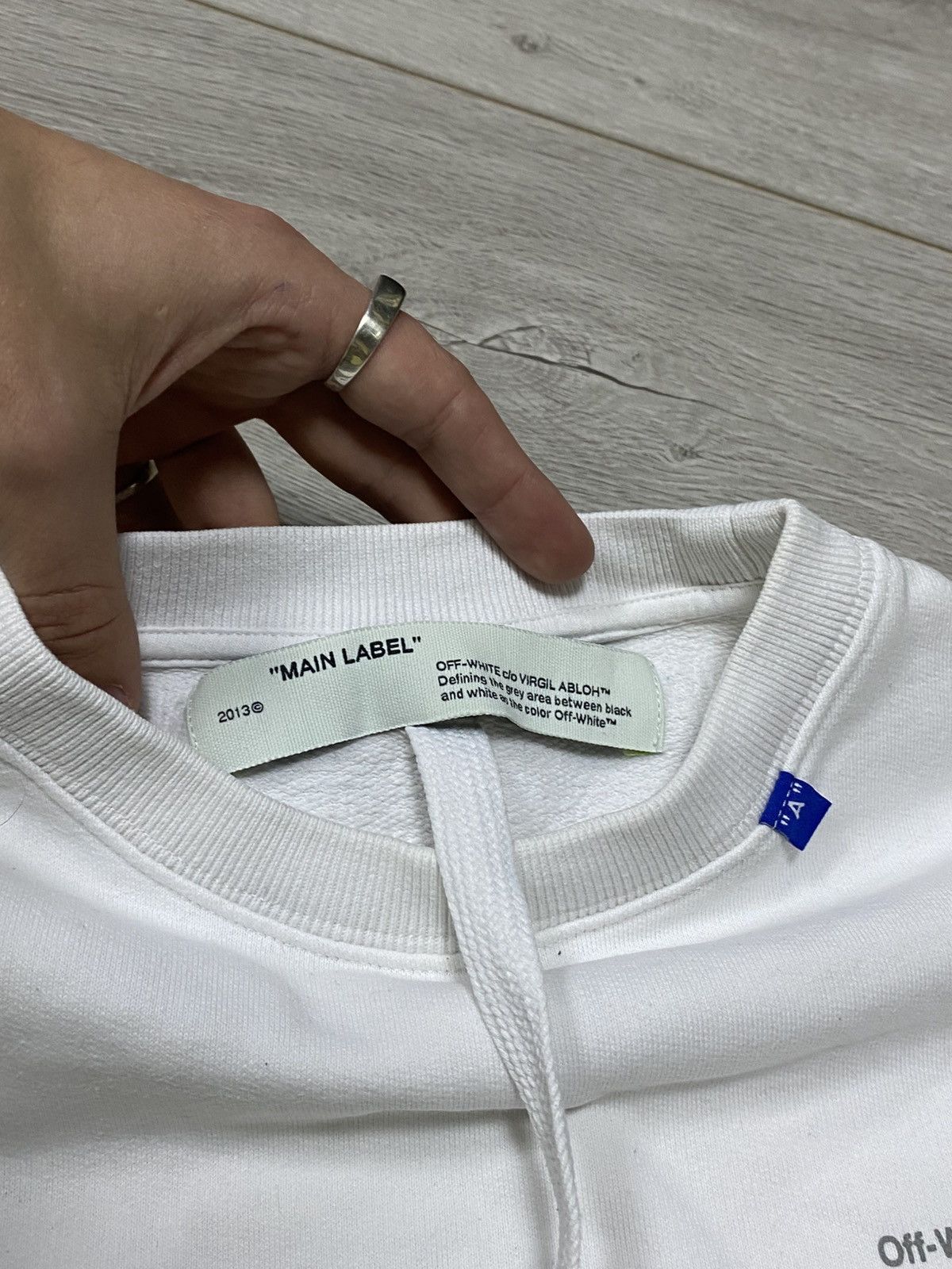 Off-White Off-White unfinished diagonal arrows sweatshirt Size US XS / EU 42 / 0 - 10 Thumbnail