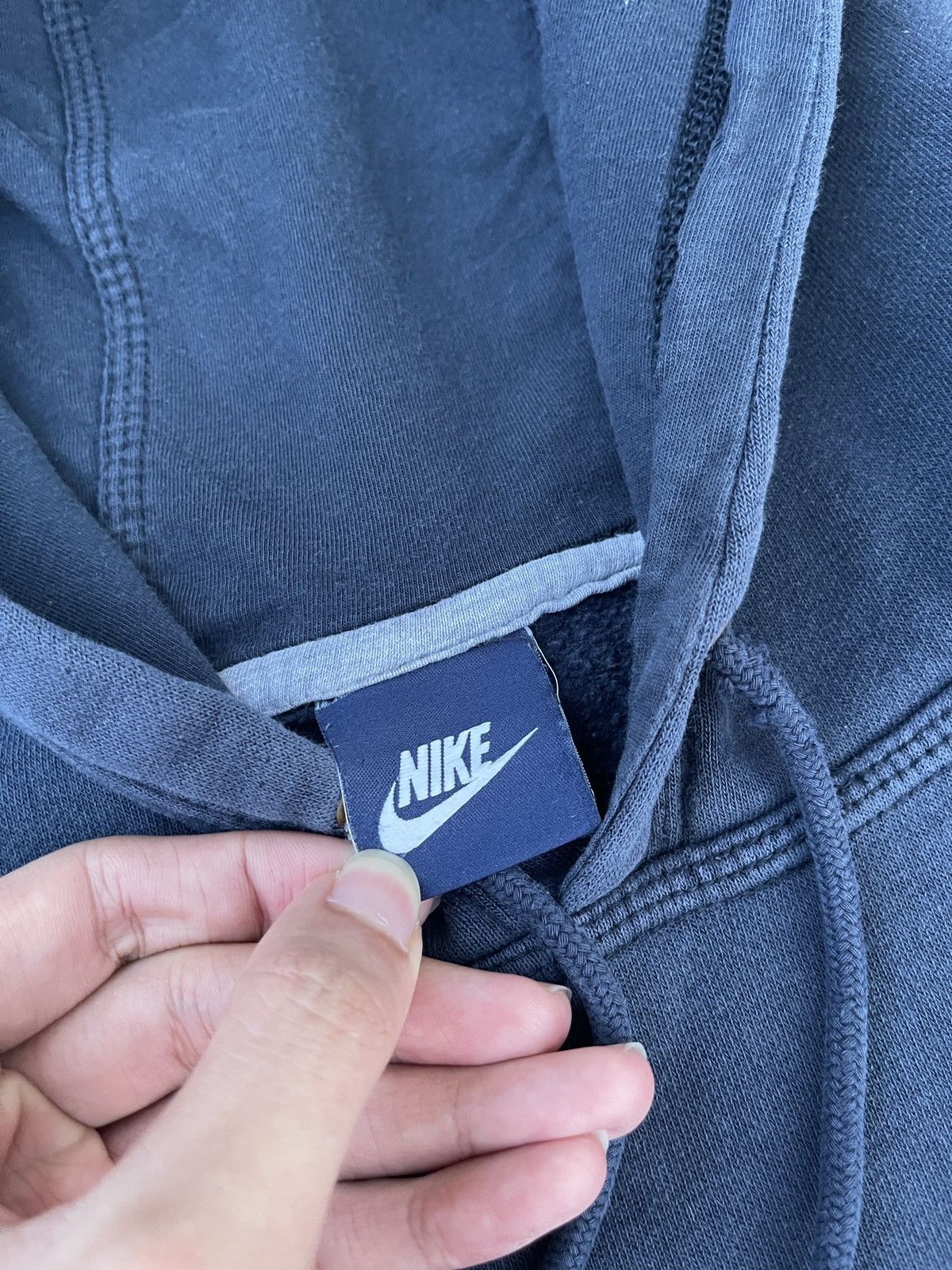 Nike × Vintage Vintage Nike Small Swoosh Pullover Hoodie Size US L / EU 52-54 / 3 - 11 Thumbnail
