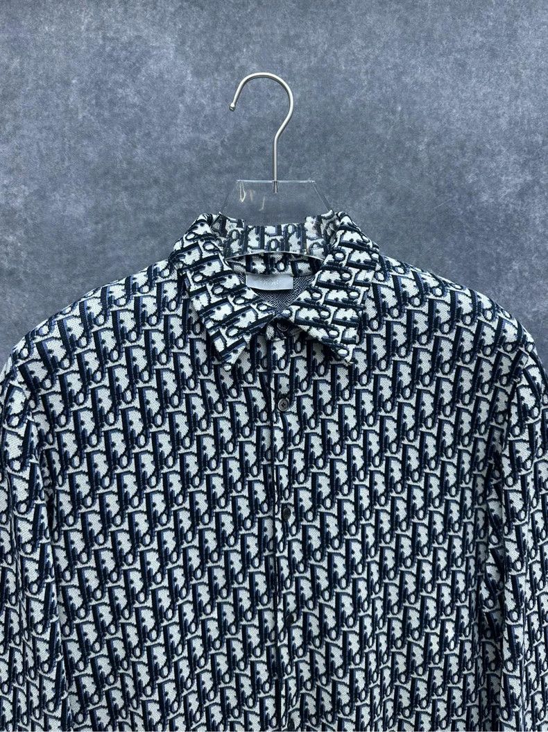 Dior Dior Old flower full-print knitted shirt Size US S / EU 44-46 / 1 - 5 Thumbnail