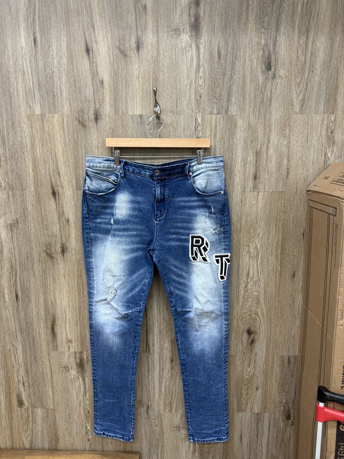 Rta RTA Blue Denim Jeans Size US 36 / EU 52 - 1 Thumbnail