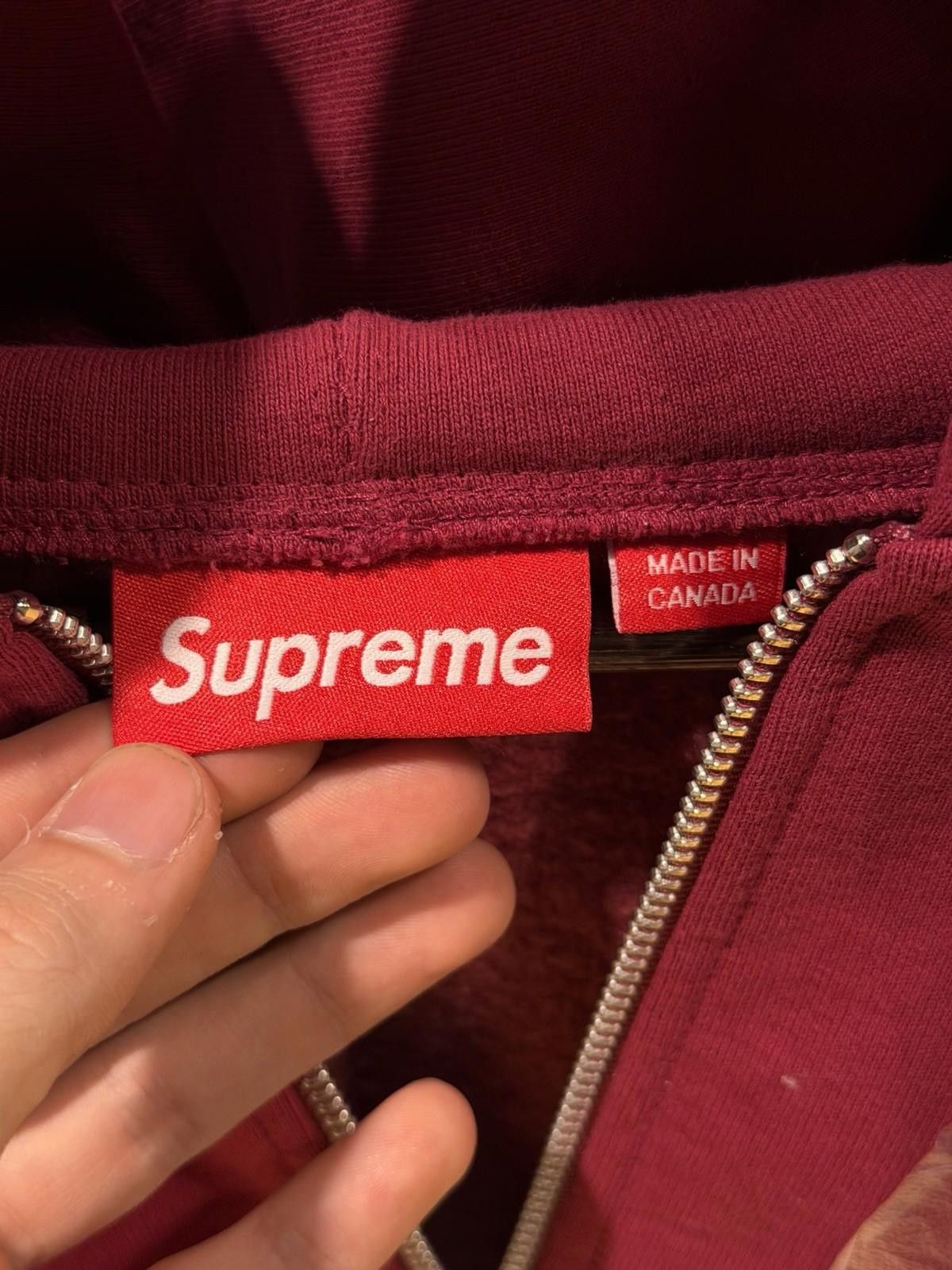 Supreme Supreme S Logo Zip Up Hooded Sweatshirt Red Size (M) NEW Size US M / EU 48-50 / 2 - 8 Thumbnail