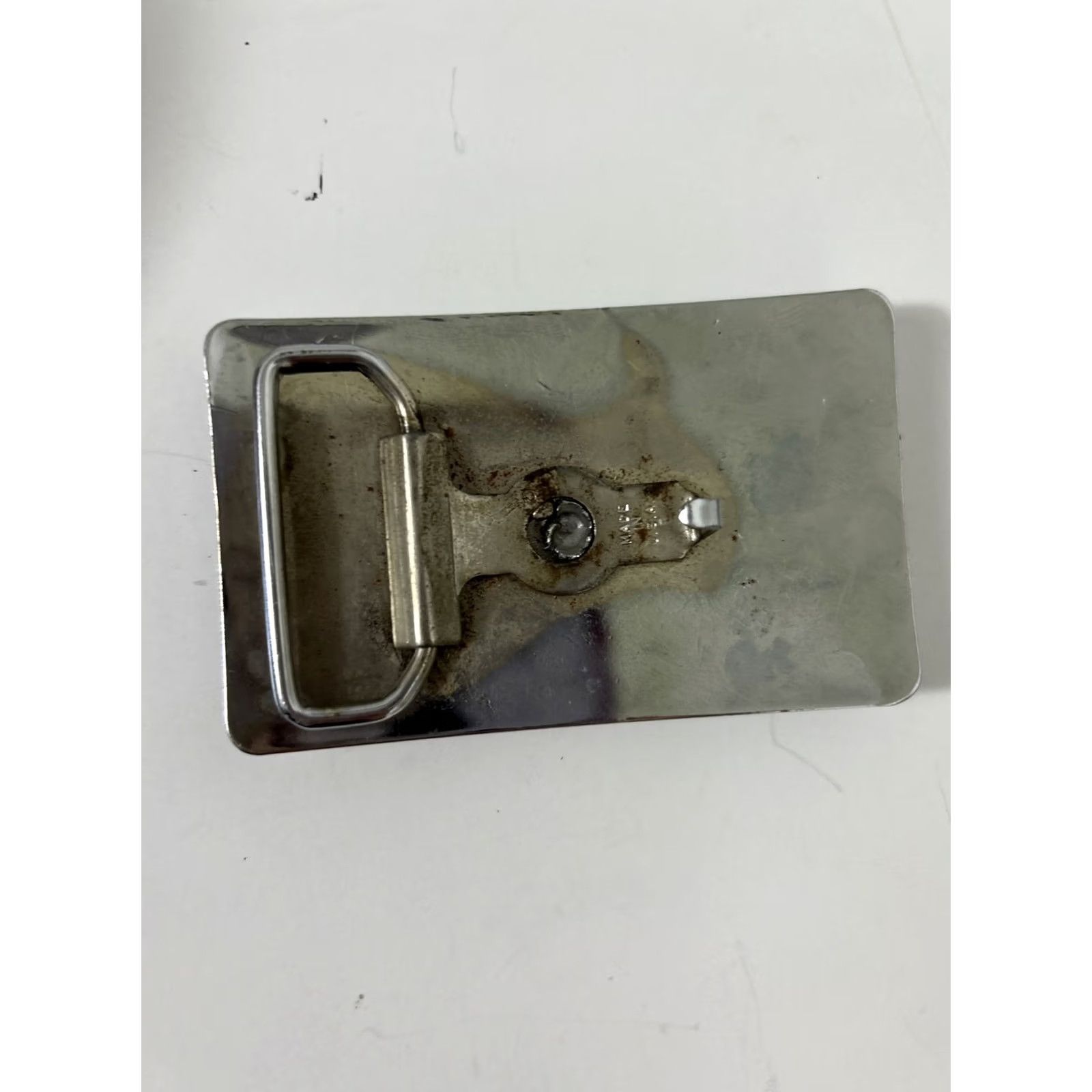 Vintage VINTAGE Square Dancing Couple Chrome Belt Buckle 3x2” Unbranded Adult Unisex Silver Square Dancing 90s Theme Mens Womens Boys Girls Size ONE SIZE - 6 Thumbnail