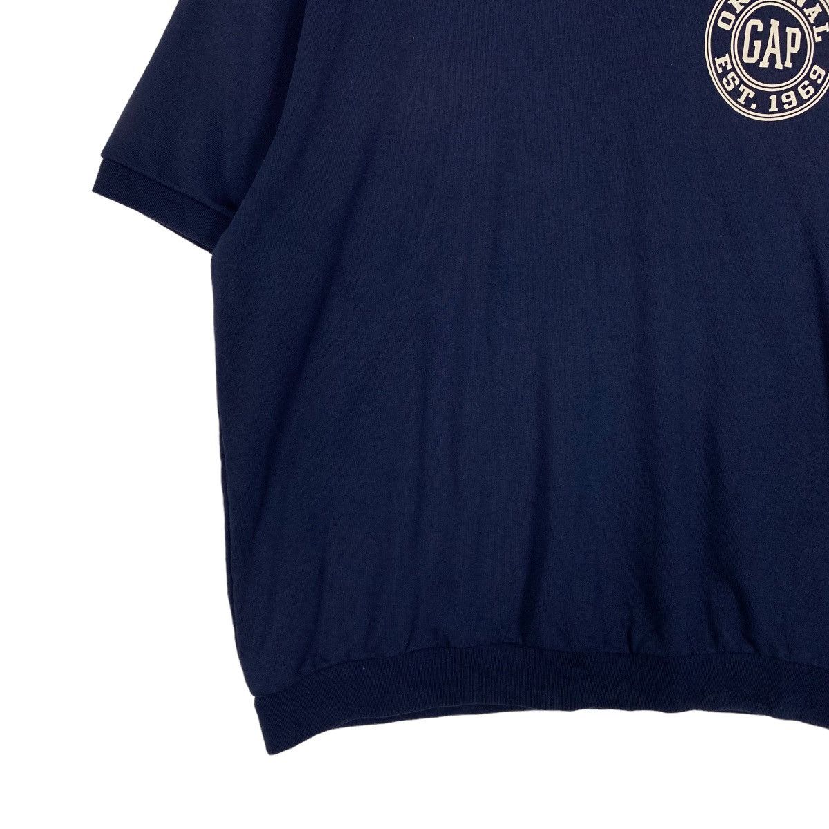 Gap GAP ORIGINAL Big Logo Short Sleeve Sweatshirts #0785-C36 Size US XL / EU 56 / 4 - 5 Thumbnail