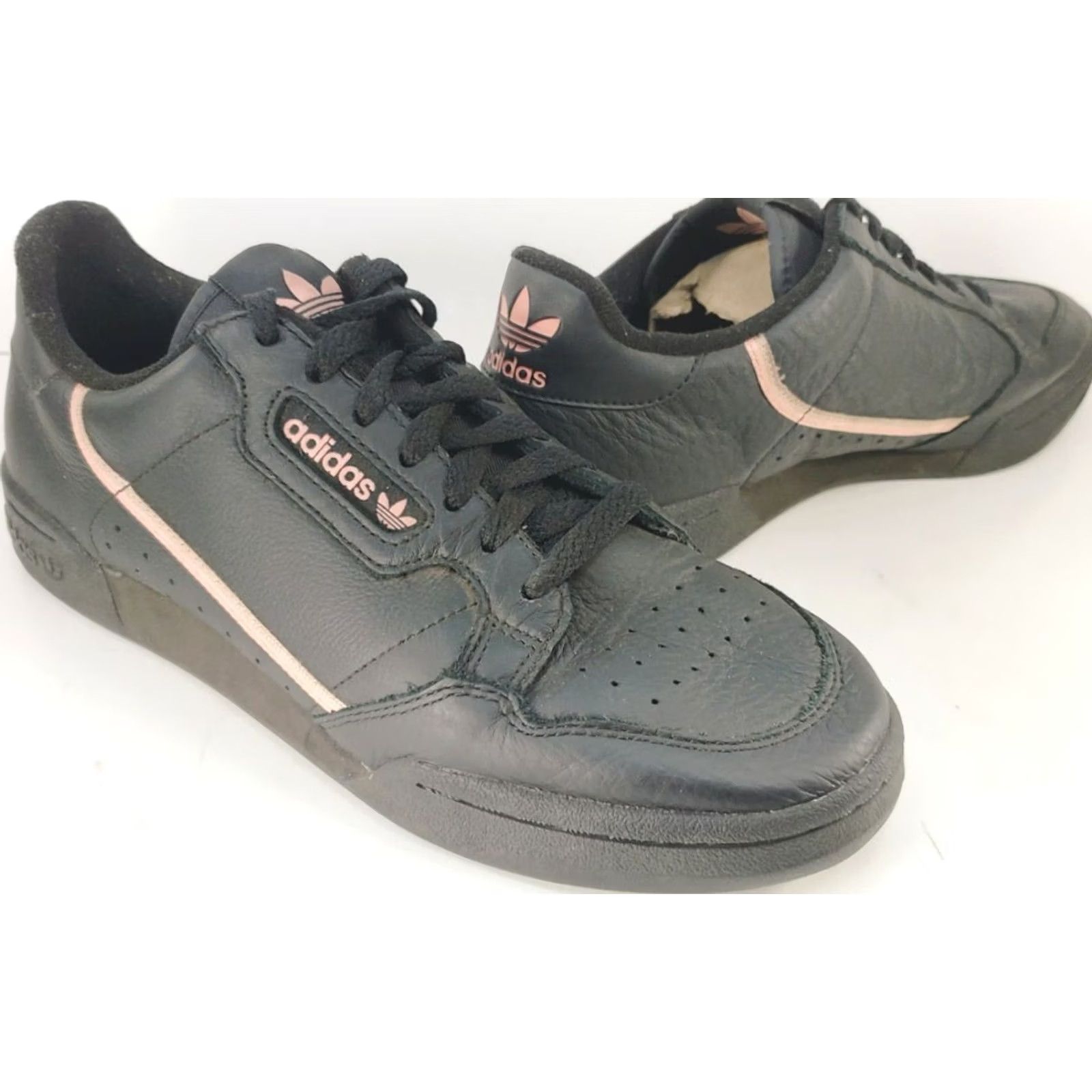 Adidas Adidas Continental 80 Black/Pink Women's 9.5 Sneaker Casual Running Workout Shoes Size US 10 / IT 40 - 2 Thumbnail