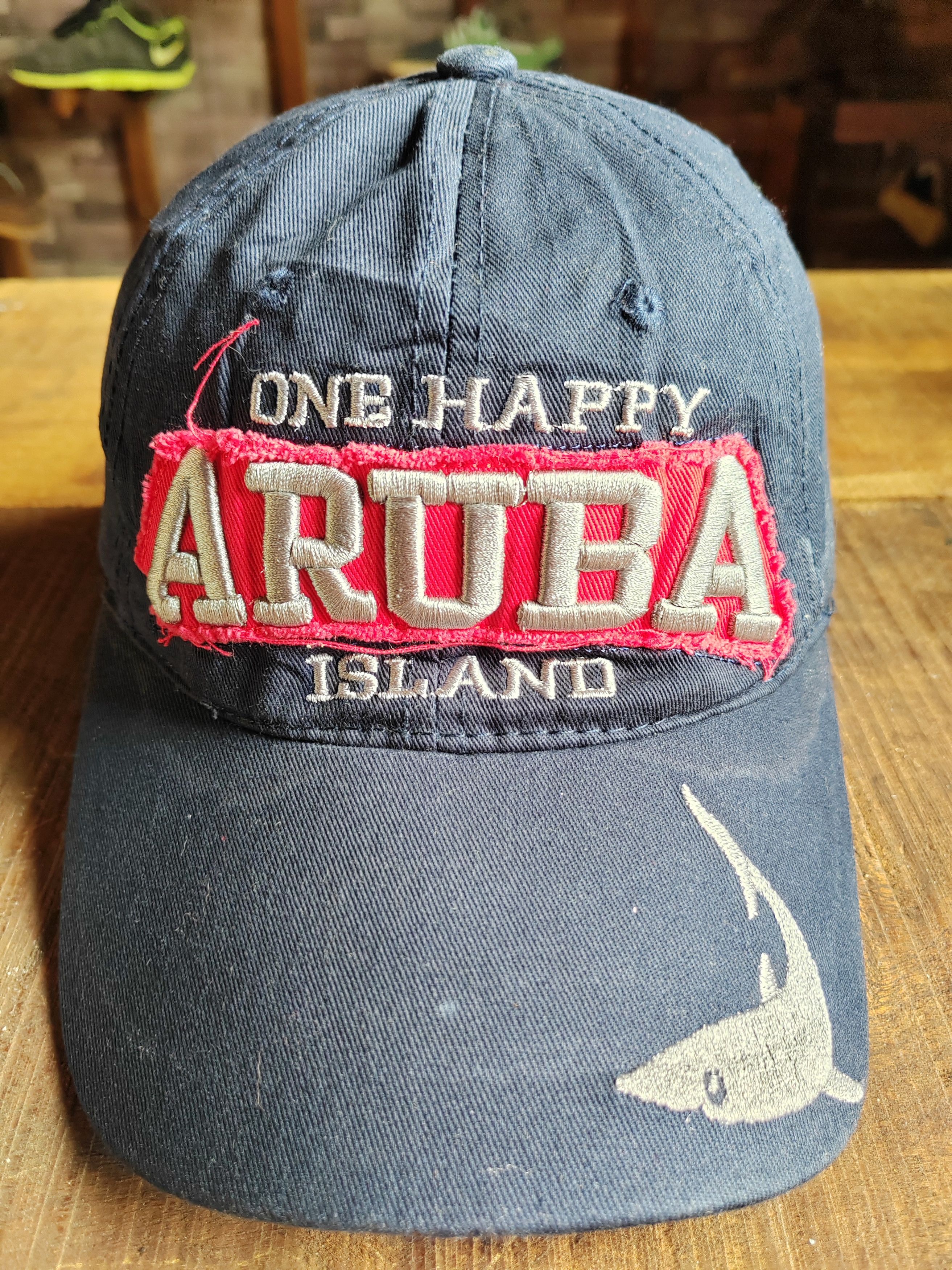 Japanese Brand Vintage One Happy Aruba Island Y2k Cap Hat Size ONE SIZE - 2 Thumbnail