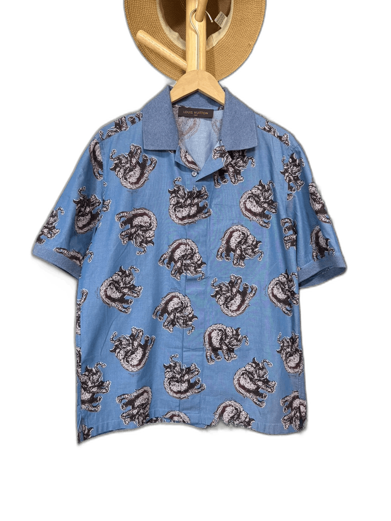 Louis Vuitton Louis Vuitton Short Sleeve Shirt for Men Size US XL / EU 56 / 4 - 1 Thumbnail