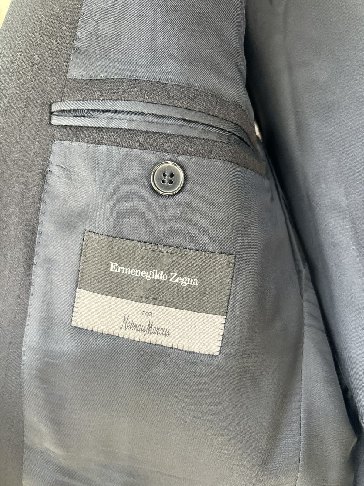 Ermenegildo Zegna double breast ermenegildo zegna blazer mens Size 42R - 2 Thumbnail