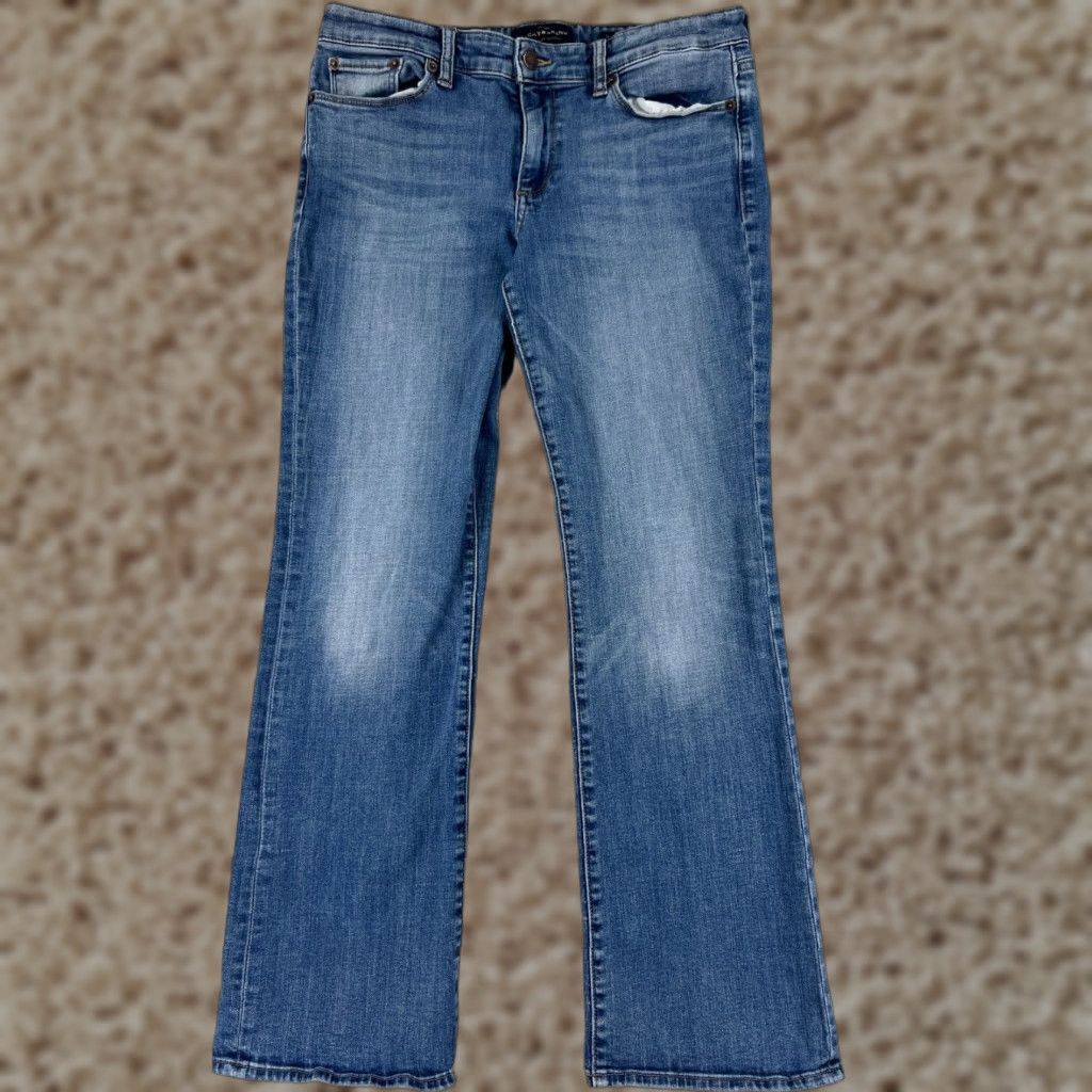 Lucky Brand Lucky Brand Pants Womens 12 Blue Denim Bootcut Low Rise Medium Wash 28x28 Size 34" / US 12 / IT 48 - 1 Thumbnail