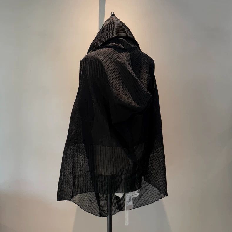 Rick Owens rick owens size os Silk hooded vest 2502-Nextarrow Size 36R - 3 Thumbnail