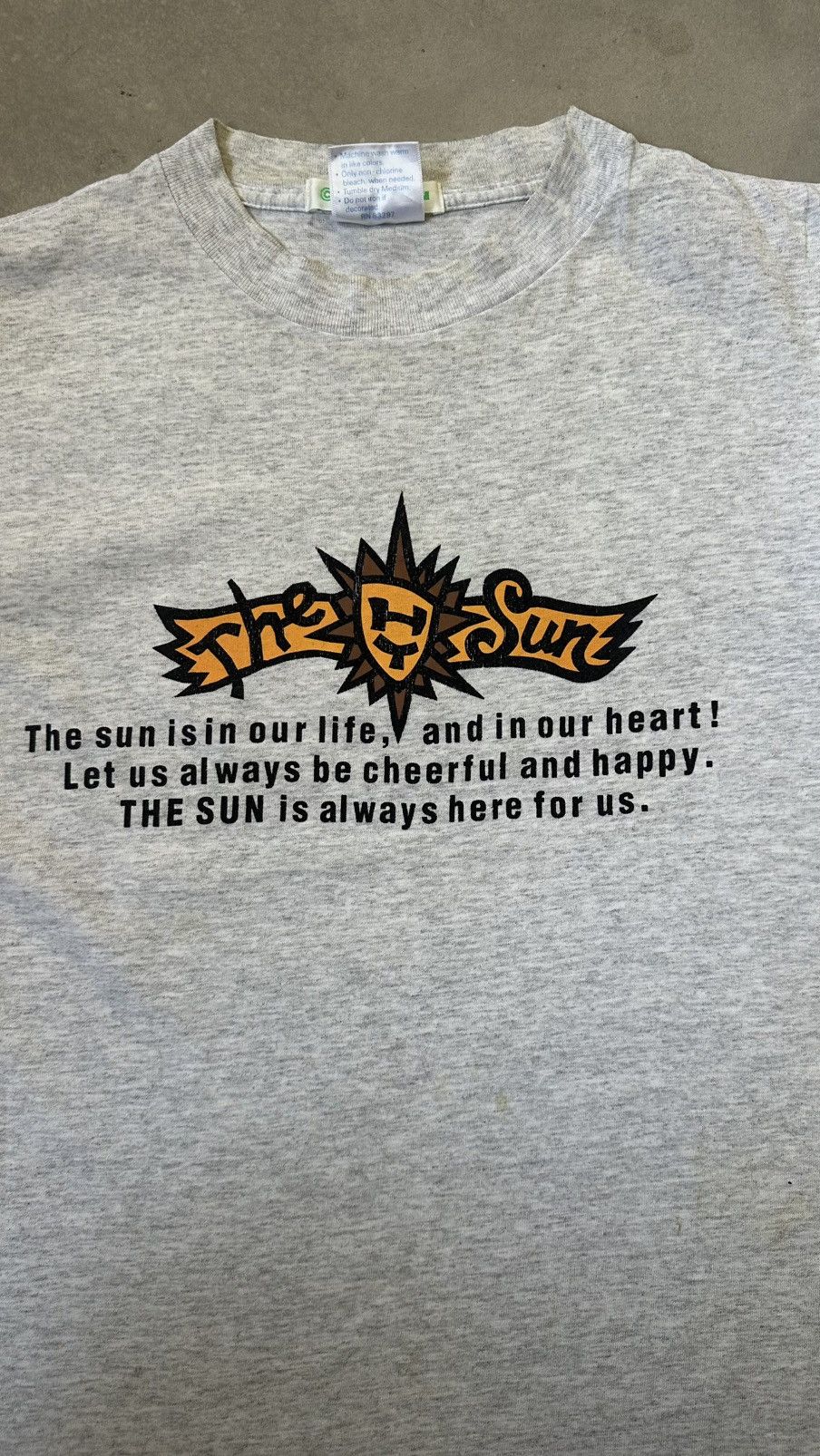 Vintage VINTAGE THE SUN HY TEE Size US M / EU 48-50 / 2 - 2 Thumbnail
