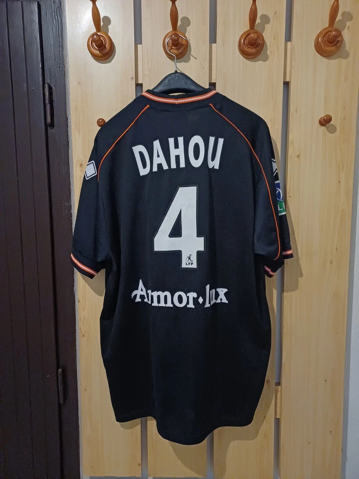 Errea FC Lorient 2004-05 Match Issue/Worn Shirt #4 DAHOU - Erreà Size US XXL / EU 58 / 5 - 2 Thumbnail