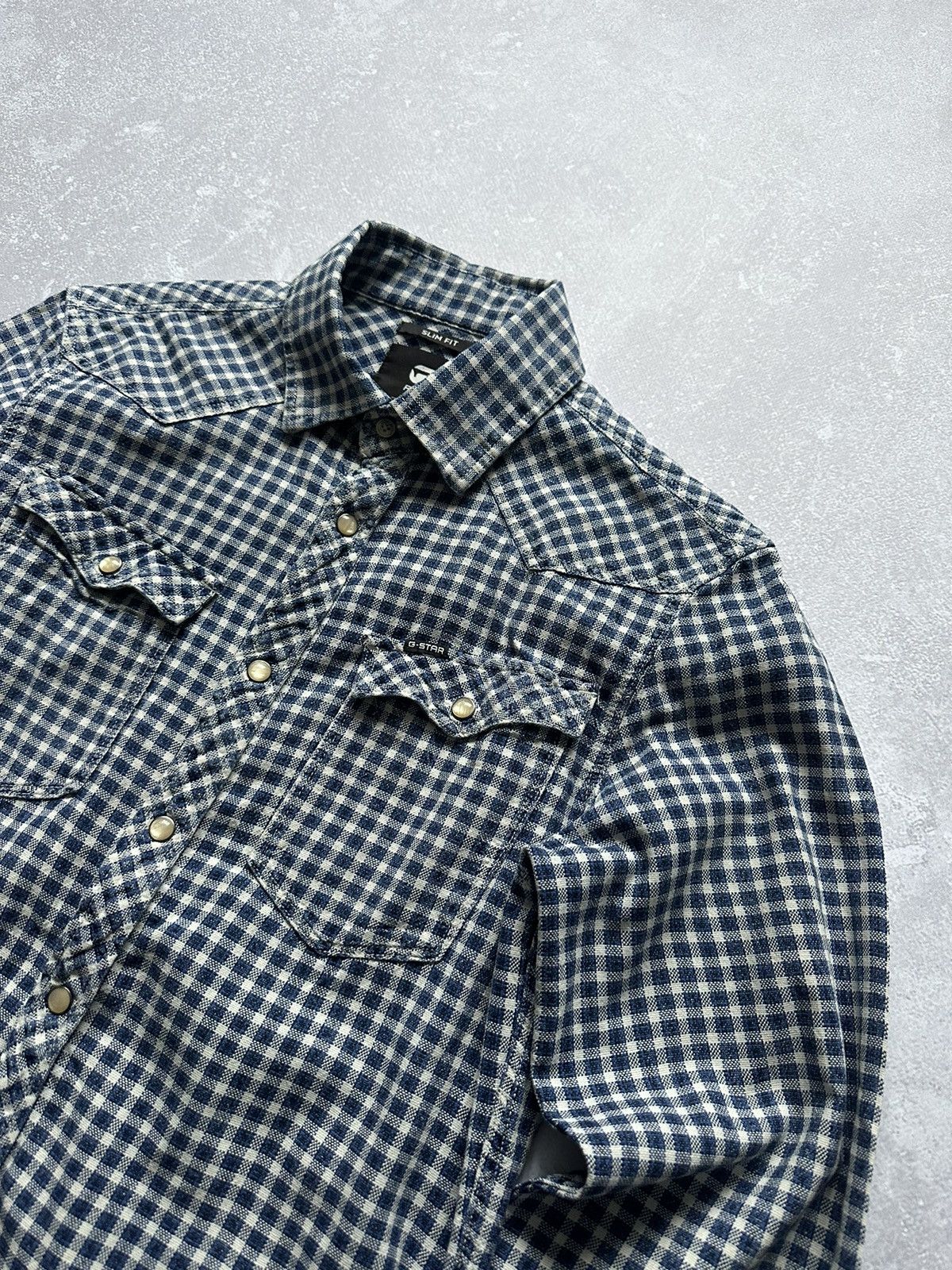 G-Star × Vintage Shirts Button Up G-star RAW size S Blue Size US S / EU 44-46 / 1 - 3 Thumbnail