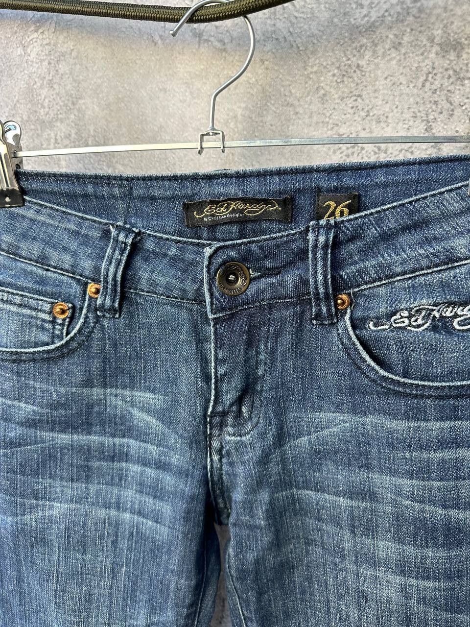Christian Audigier × Ed Hardy Ed Hardy by Christian Audigier Jeans Denim Pant Size 31" - 4 Thumbnail