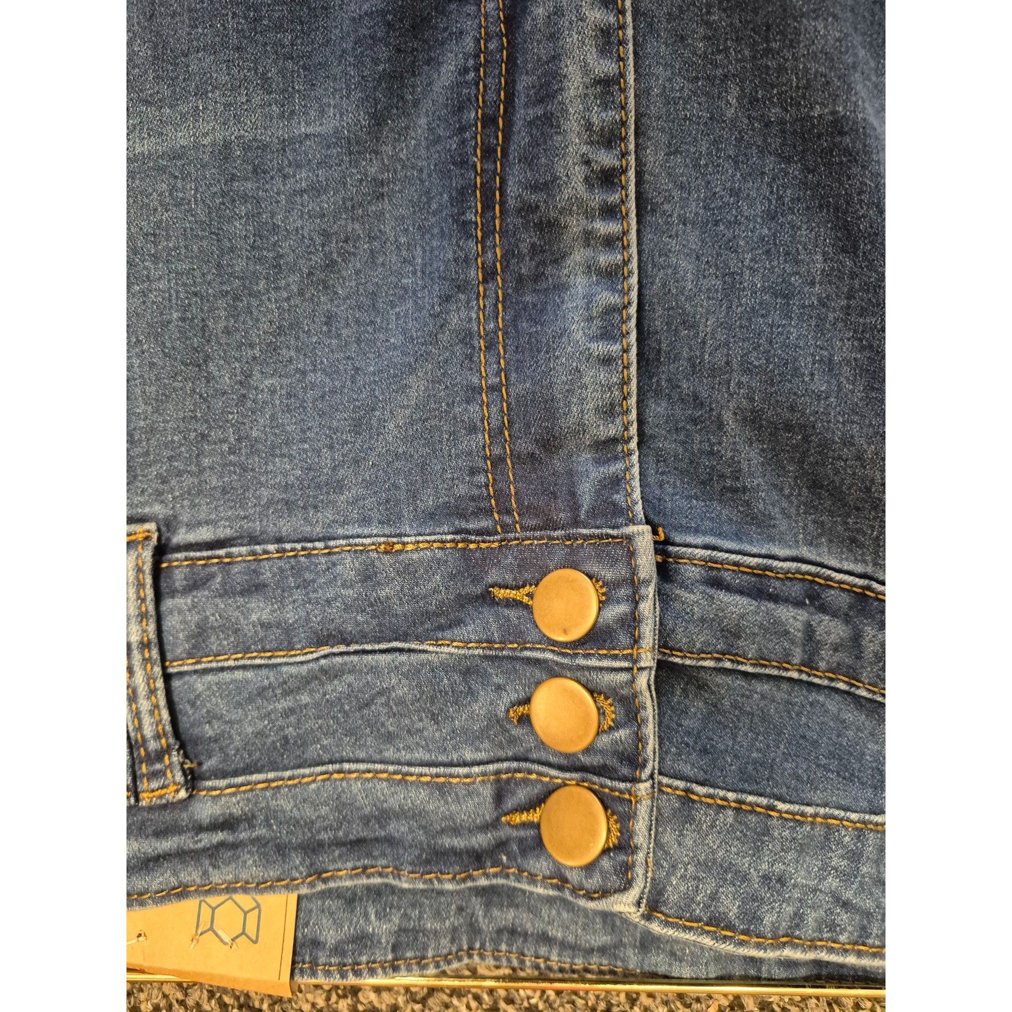 Other Women's High-Waisted Distressed Skinny Jeans Size 18 Blue Tu Size 40" / US 18 - 2 Thumbnail