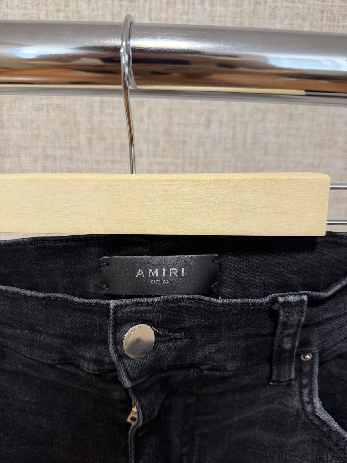 Amiri AMIRI MX1 BLACK JEANS Size US 34 / EU 50 - 8 Thumbnail