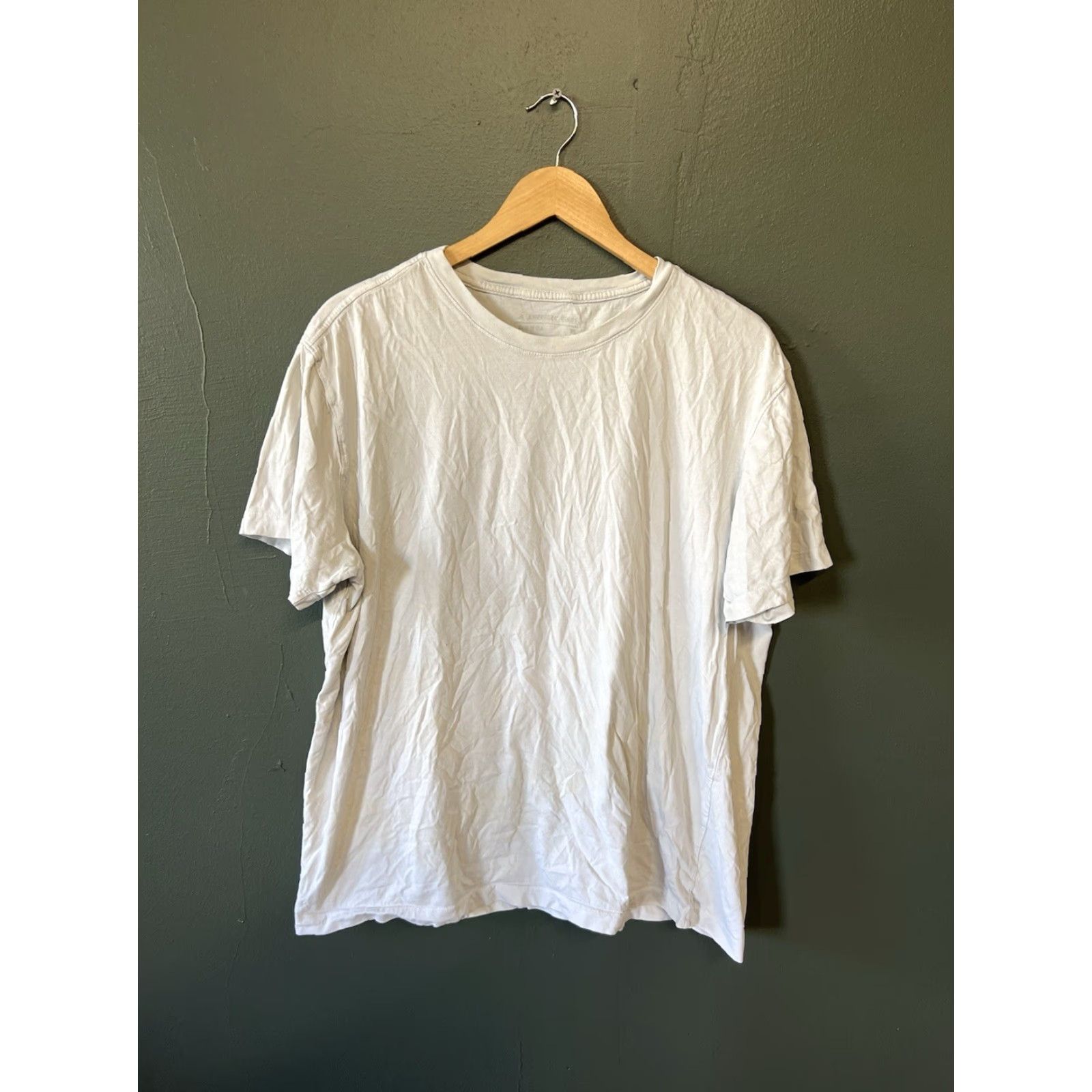 Vintage American Giant Mens T-Shirt Short Sleeve Crew Neck Gray XL Size US XL / EU 56 / 4 - 2 Thumbnail