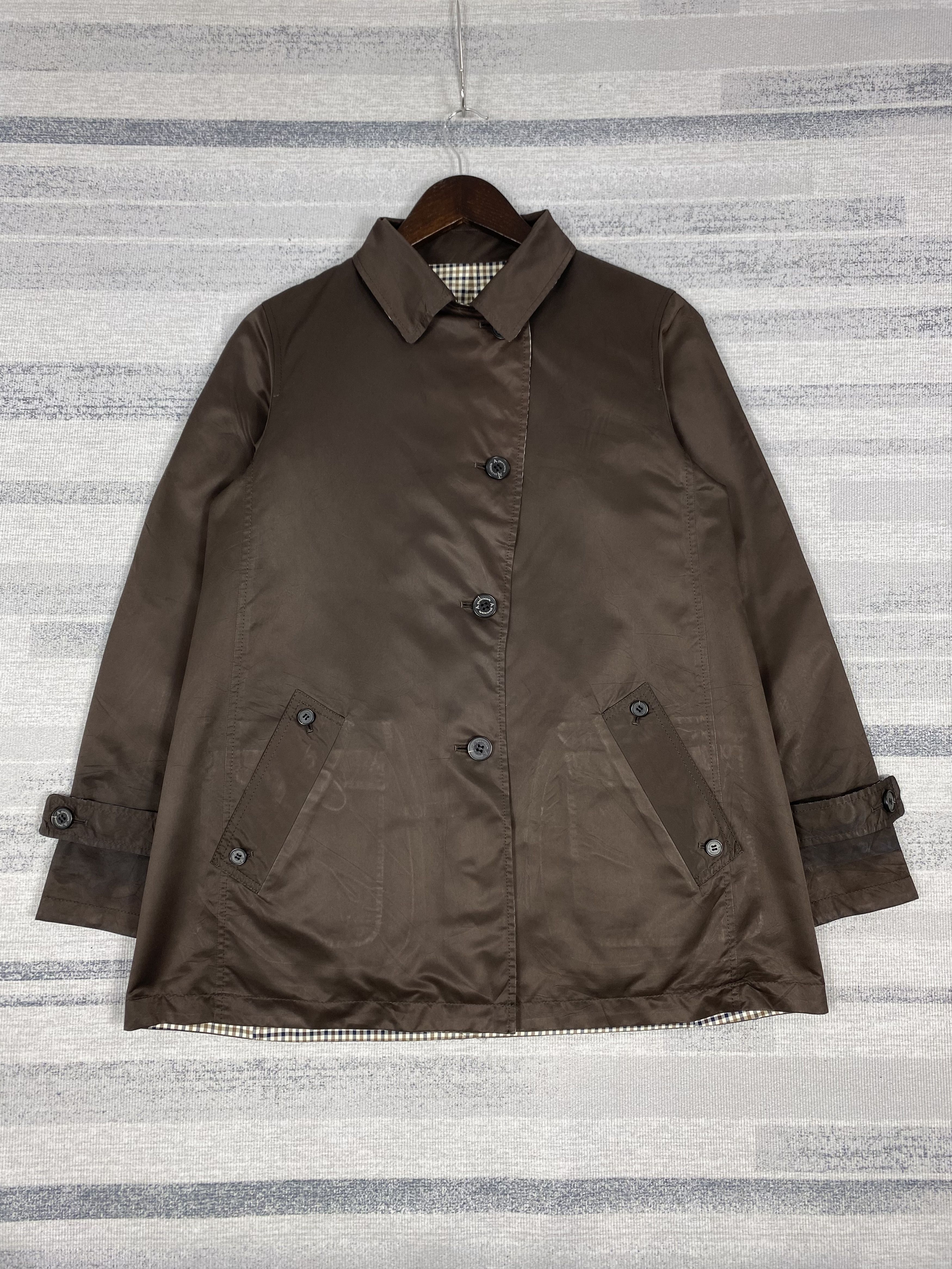 Aquascutum Vintage Aquascutum Reversible Button Jacket Size US M / EU 48-50 / 2 - 1 Thumbnail