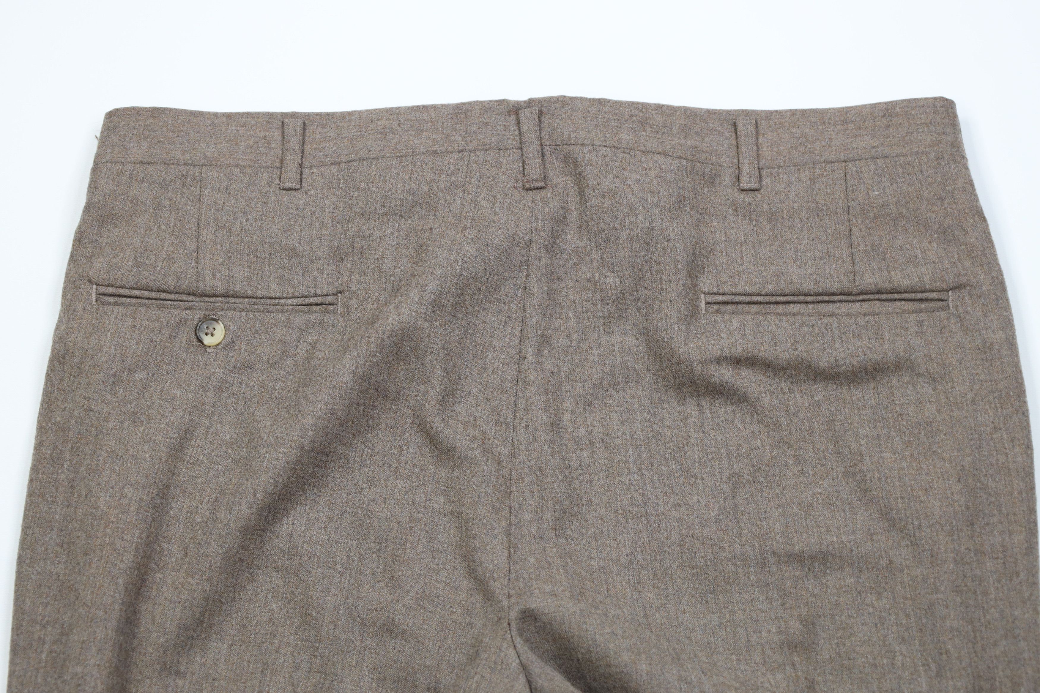 Vintage Vintage 70s Streetwear Knit Flared Wide Leg Chino Pants USA Size US 36 / EU 52 - 10 Thumbnail