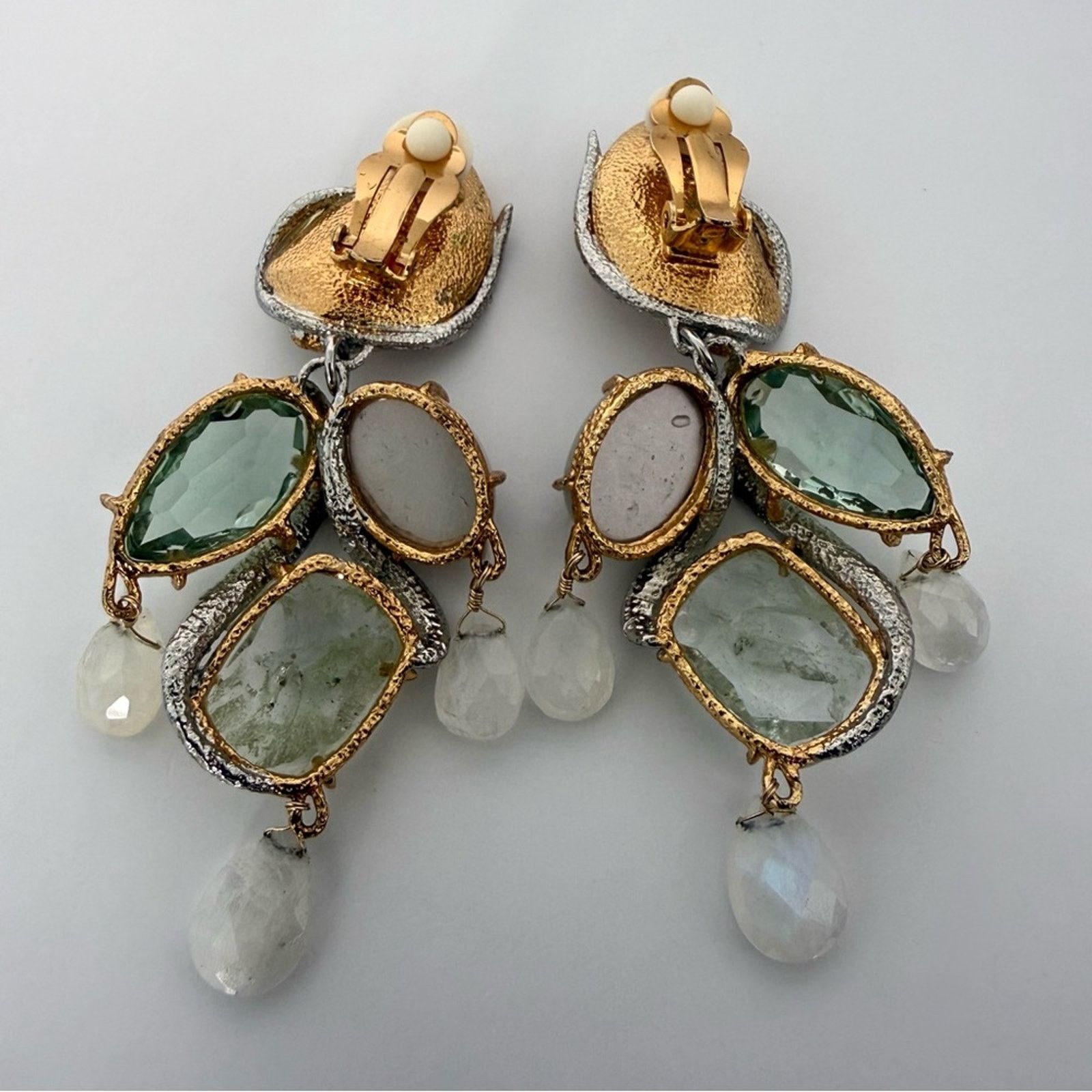 Alexis Bittar Alexis Bittar clip on earrings signed pyrite rock star Size ONE SIZE - 4 Thumbnail