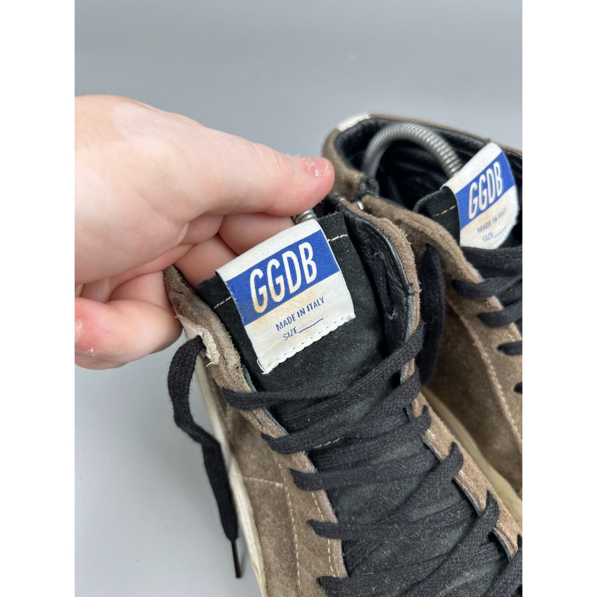 Golden Goose Vintage Golden Goose Hi Top Suede Sneakers (Y0866) Size US 7 / IT 37 - 4 Thumbnail