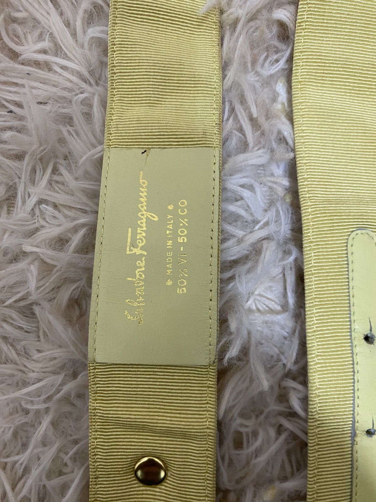 Salvatore Ferragamo Salvatore Ferragamo Vara Bow Belt Yellow Gold Buckle - Size ONE SIZE - 3 Thumbnail