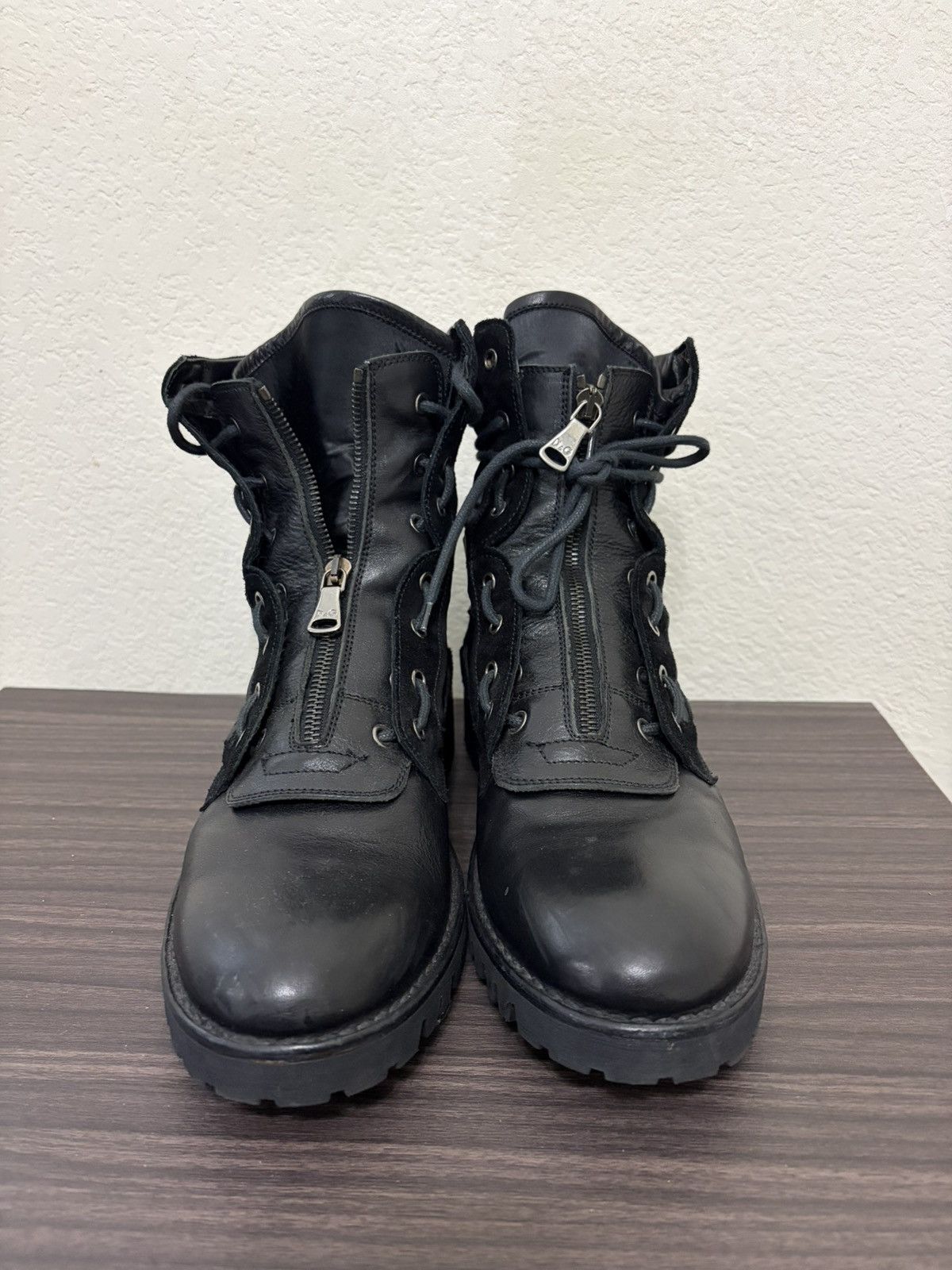 Dolce & Gabbana Dolce & Gabbana AW17 Hybrid Zip Combat Boots Size US 8 / EU 41 - 5 Thumbnail