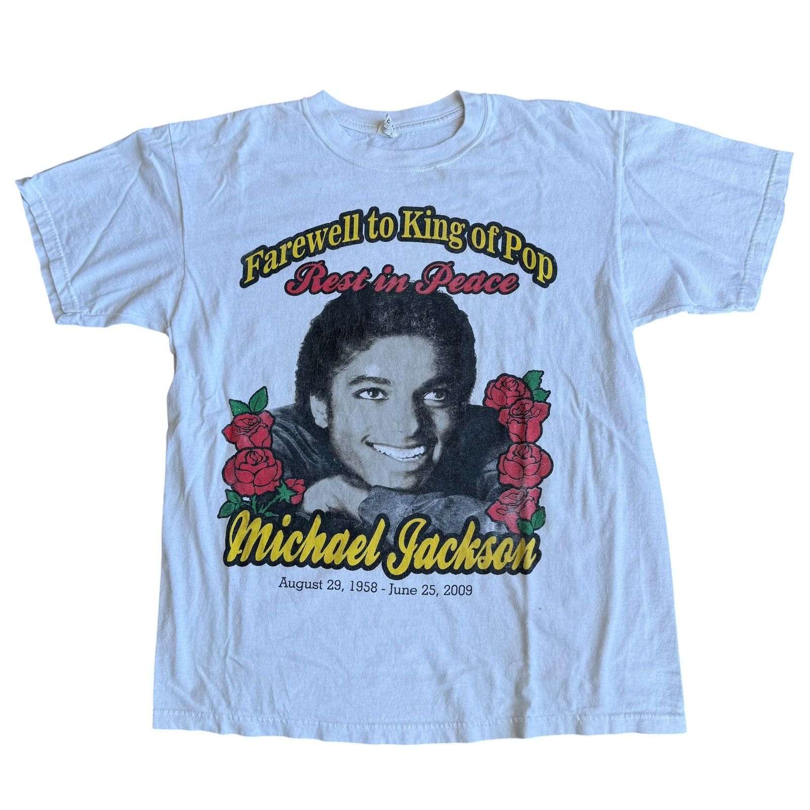 Anvil Vintage Farewell King of Pop Michael Jackson Shirt Large Size US L / EU 52-54 / 3 - 1 Thumbnail