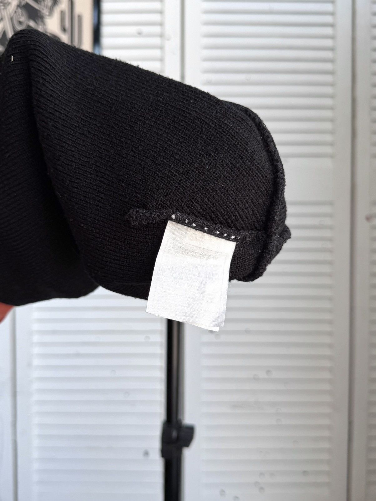 Nike Vintage Nike Knit Beanie Black Solo Swoosh One Size Y2K Size ONE SIZE - 9 Thumbnail