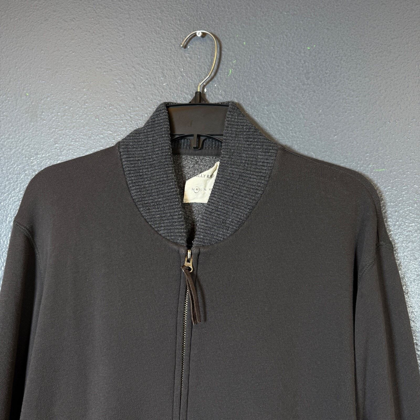 Billy Reid Billy Reid XL men grey zip up track cotton sweatshirt jacket Size US XL / EU 56 / 4 - 2 Thumbnail