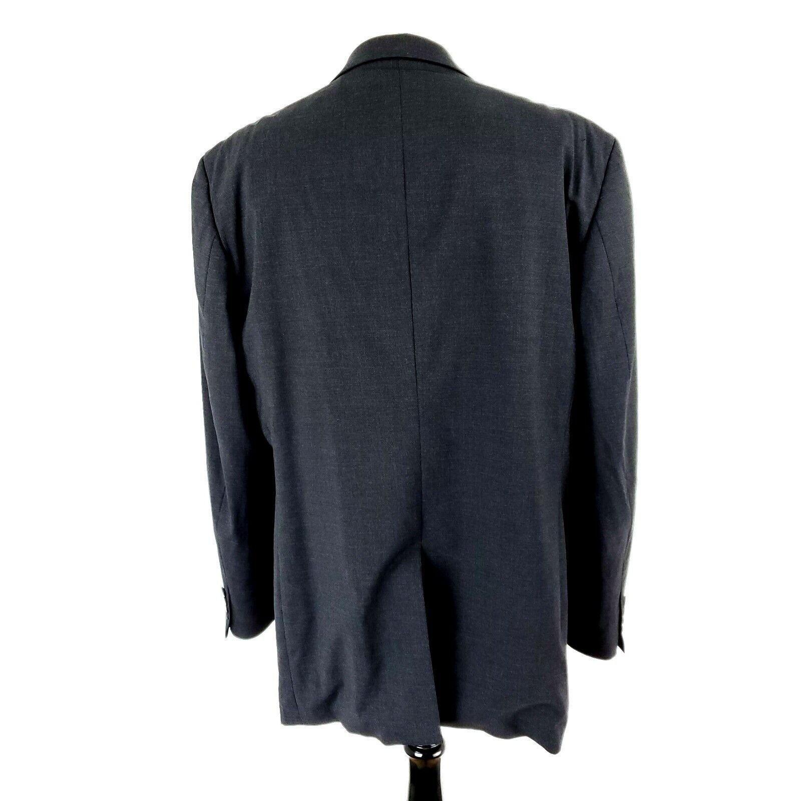 Nautica Nautica Wool 2 Button Blazer 46L Gray Suit Jacket Size 46L - 5 Thumbnail