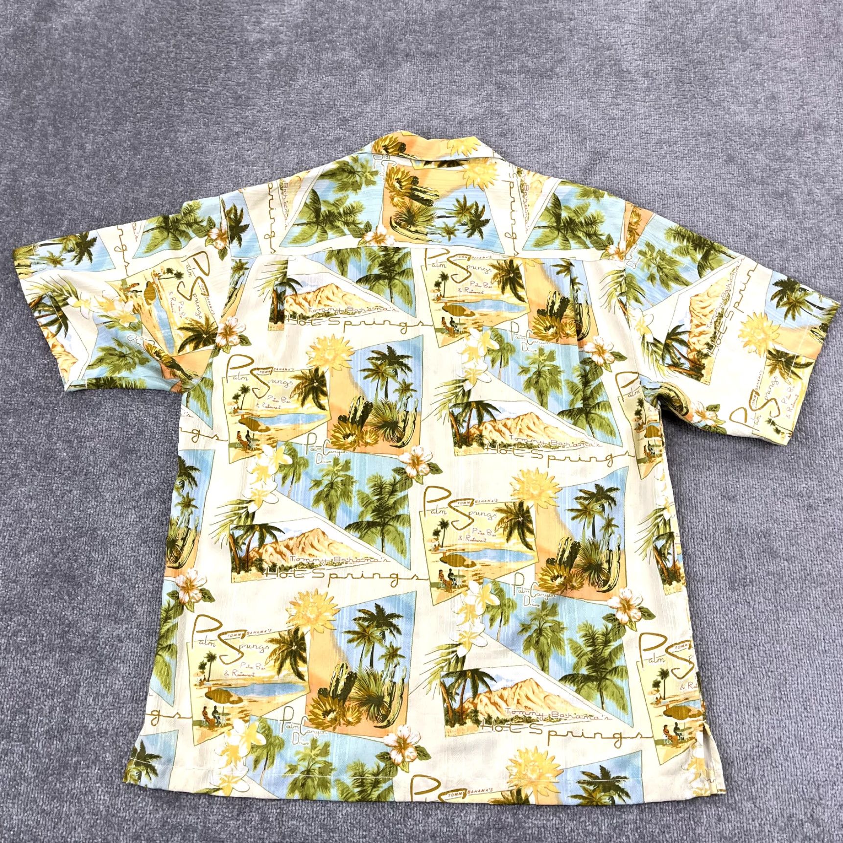 Tommy Bahama Vintage Tommy Bahama Shirt Men Large Palm Springs Hawaiian Floral Silk Button-Up Size US L / EU 52-54 / 3 - 6 Thumbnail