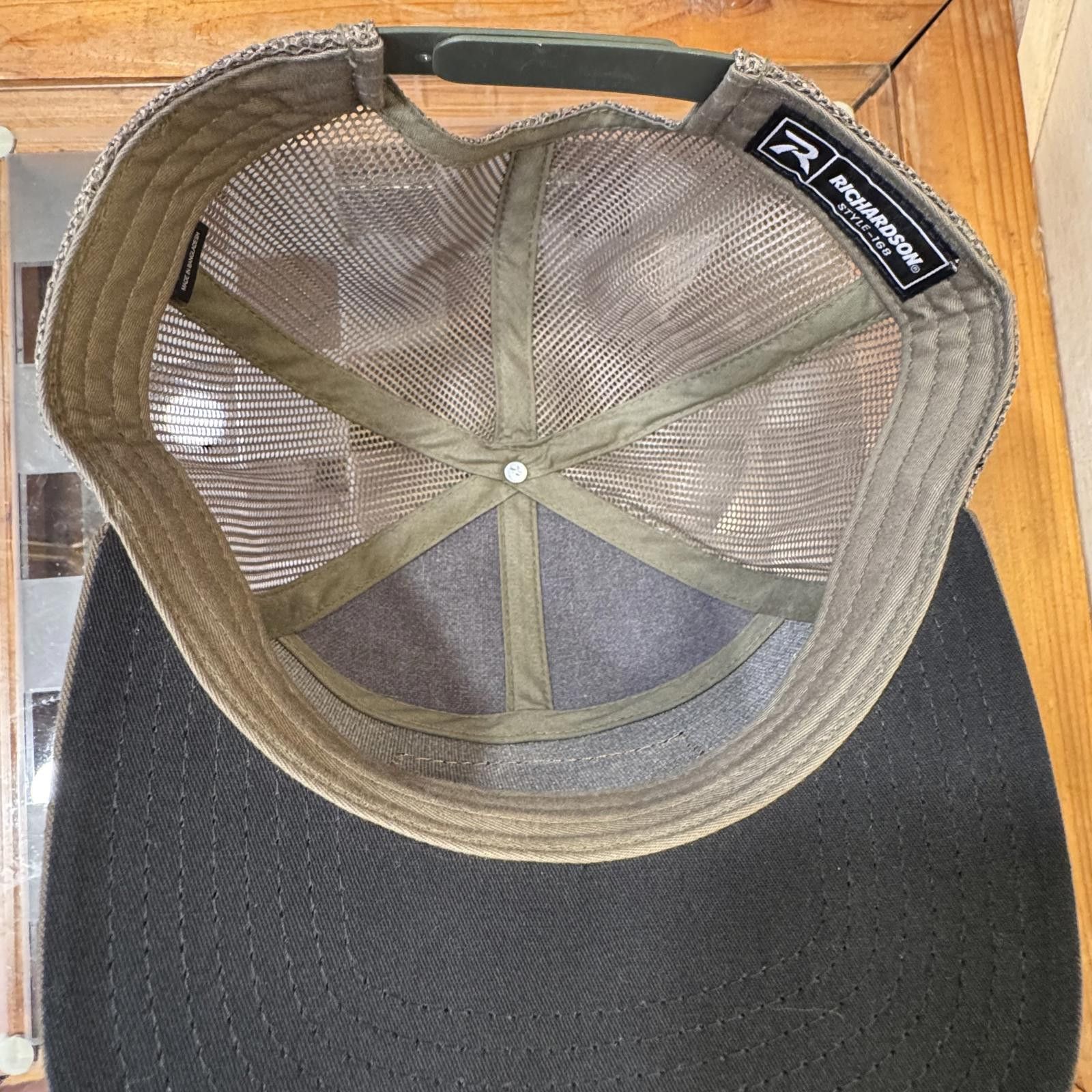 Designer Richardson 7FIVE Snap Back Hat Camo Military Leather Patch Size ONE SIZE - 12 Thumbnail