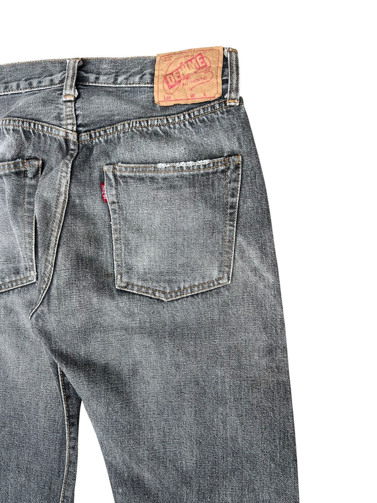 Denime Vintage DENIME Orizzonti Faded Distress Denim Selvedge Jeans Size US 30 / EU 46 - 8 Thumbnail