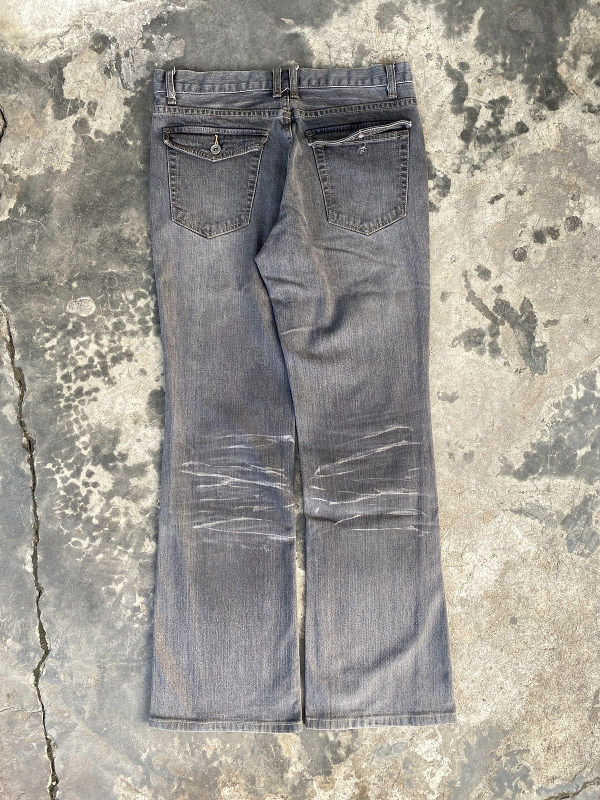 Japanese Brand Vintage Atelier Sab Men Flare Jeans Size US 32 / EU 48 - 18 Thumbnail